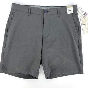 Tommy Bahama Sun Shelter Gray Mens Shorts UPF 30 Size 32 x 8 NWT